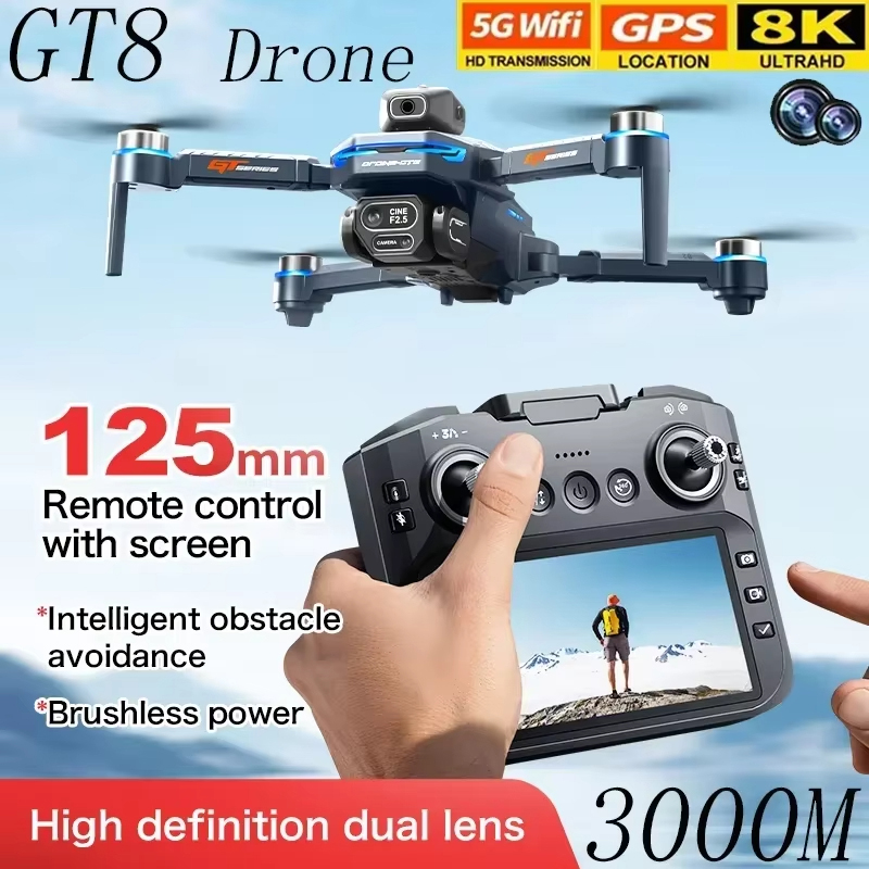 Jjrc Drone X12 - 4,3-inch scherm GT8 drone met obstakelvermijding,