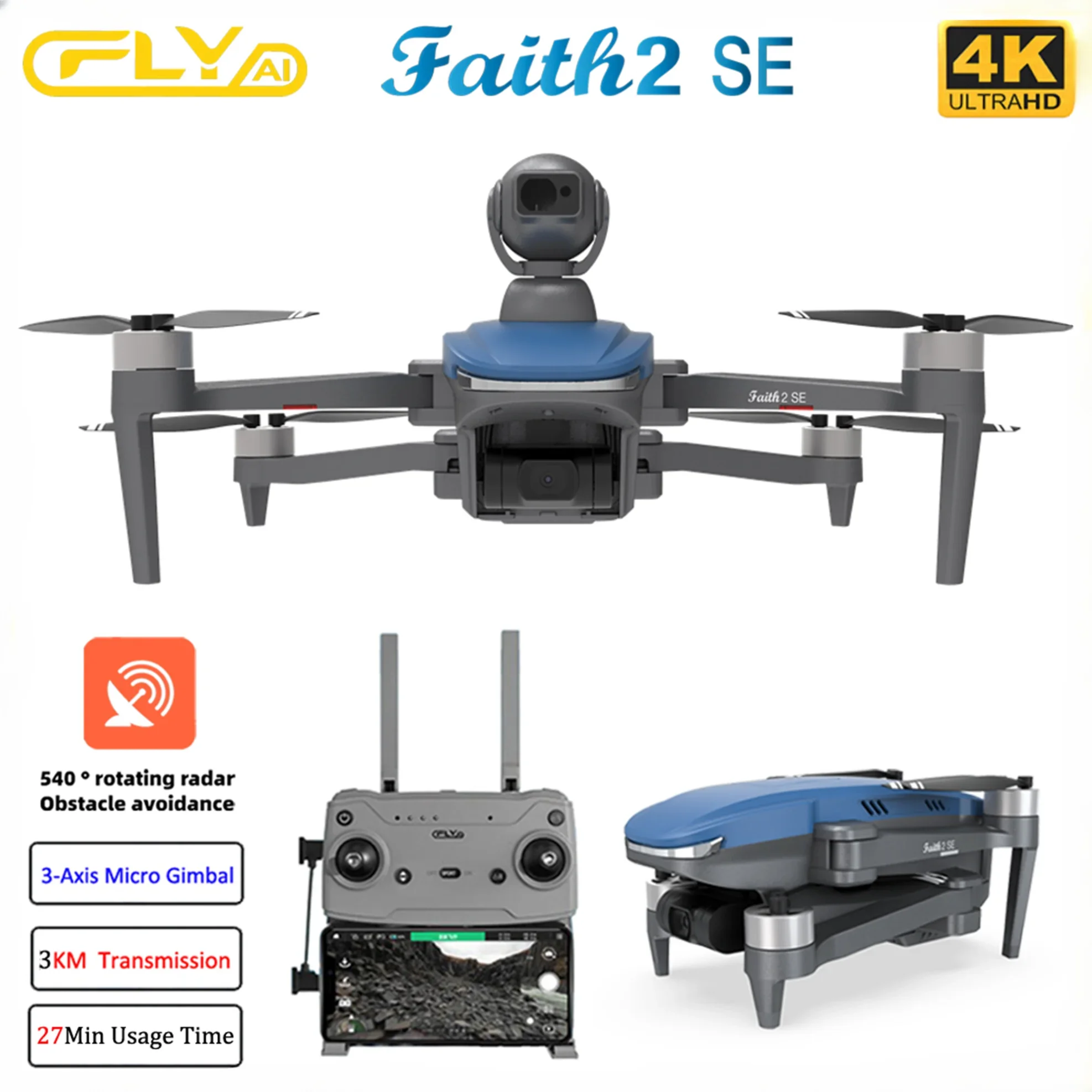 Jjrc Drone X12 - Faith 2 SE met 540 °